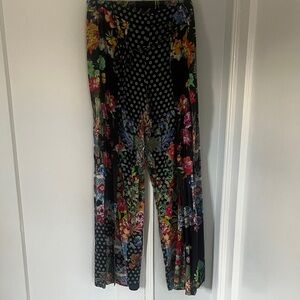Johnny Was Multicolor Floral Swim Coverup